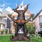 GOOSH 9 FT Halloween Inflatable Animated Dead Tree Blow Up Yard Scary Tree and White Ghost with Built-in LEDs (Tree Ghost)